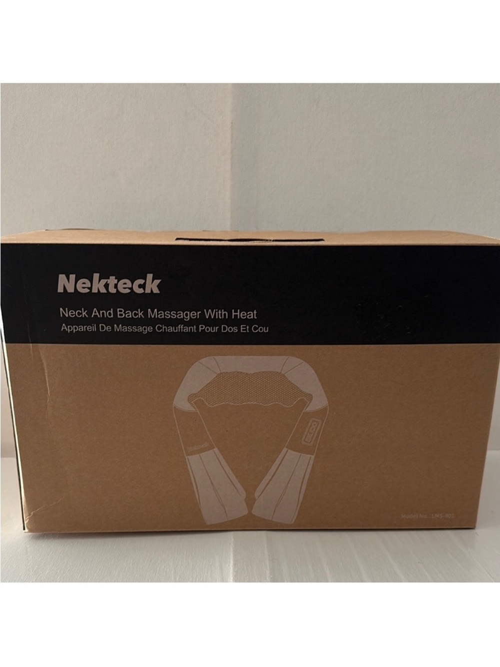 NEKTECK Shiatsu Neck & Back Massager w/Heat in Carrying Bag NWB 🎁FATHERS DAY GFT - Picture 15 of 15